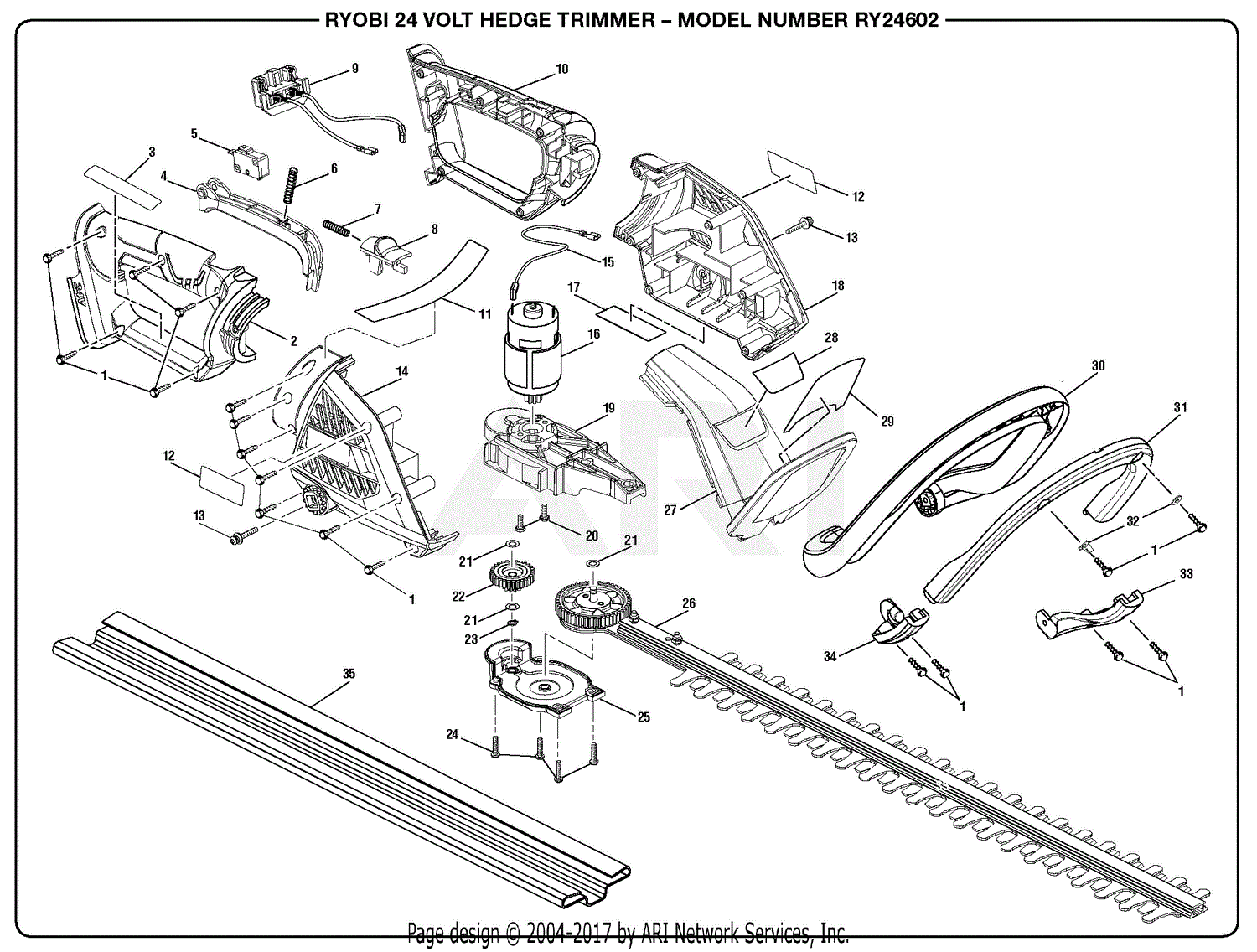 Hedge Trimmer Wiring Diagram roseinspire