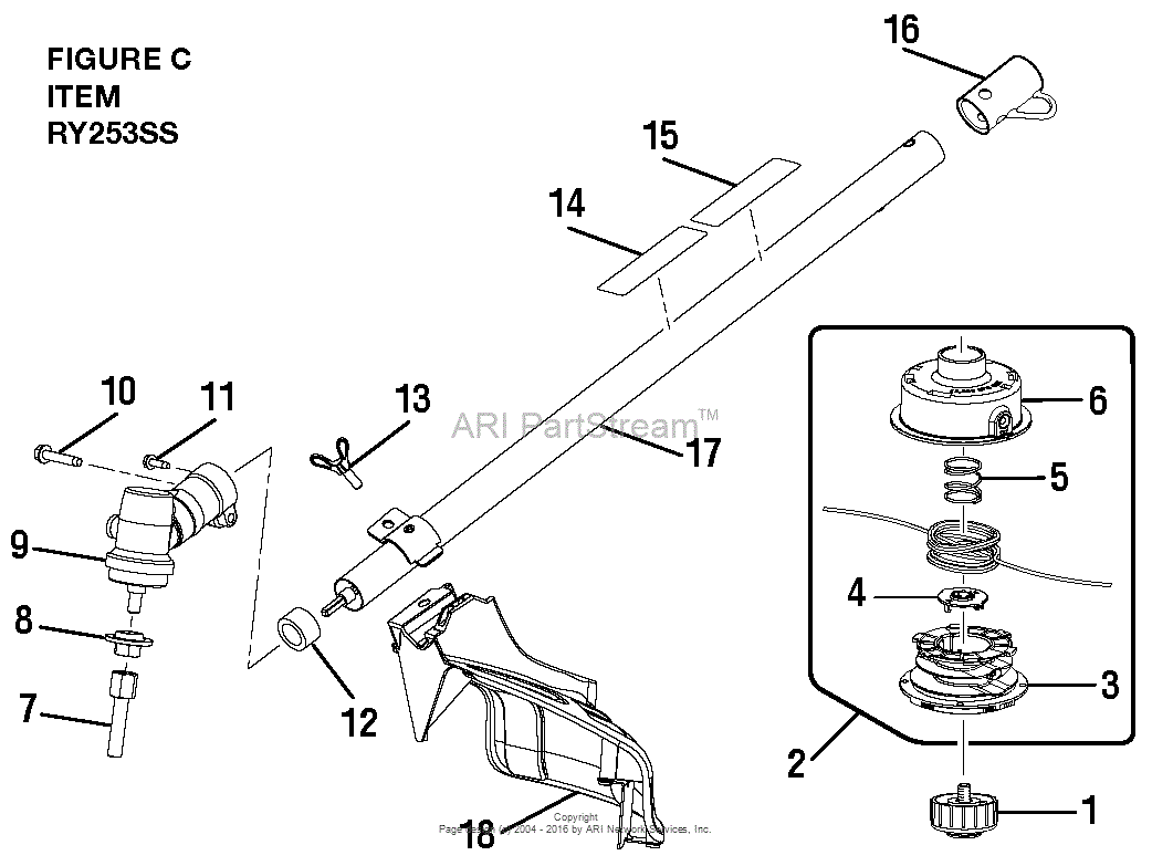Ry253ss Parts Diagram