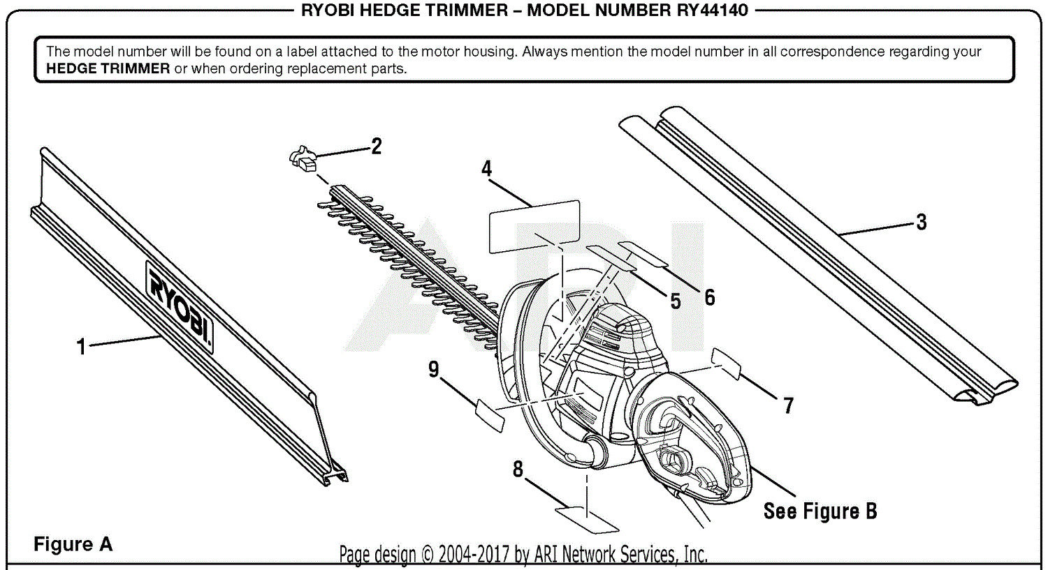 stihl hedge trimmer parts diagram