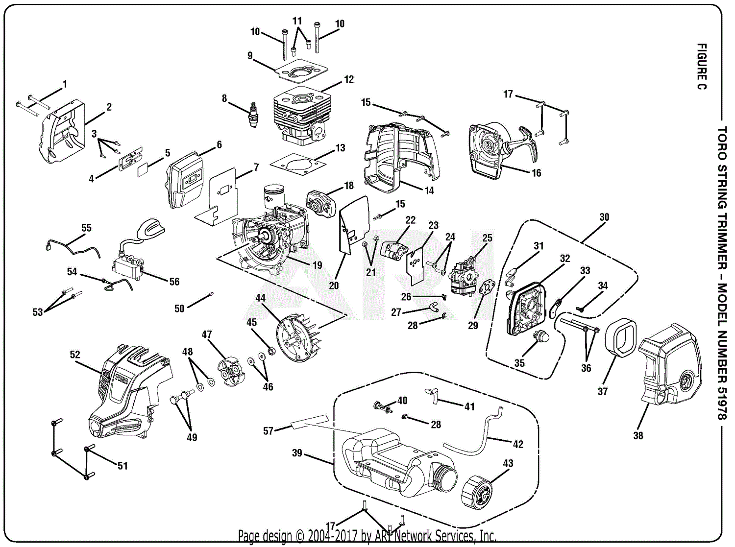 Homelite Weed Eater Parts Diagram