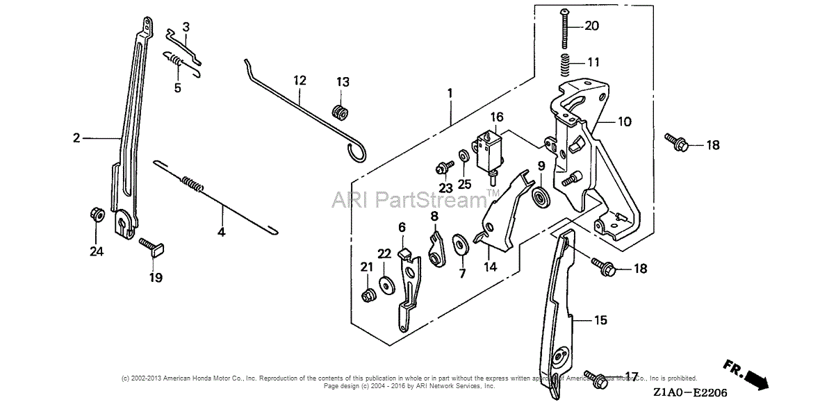 Honda Engines GC190A VXA ENGINE, USA, VIN# GCAAA-1000001 Parts Diagram ...