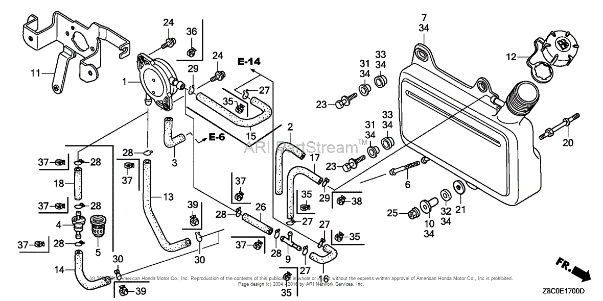 Honda Engines GC190LA MHA2 ENGINE, USA, VIN# GCAAA-1496157 ... honda engine schematic diagram 