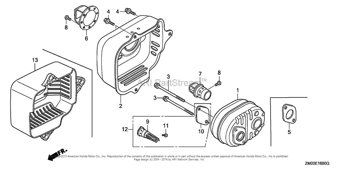 Honda Engines GCV160LA0 S3B ENGINE, USA, VIN# GJARA-1000001 Parts ...