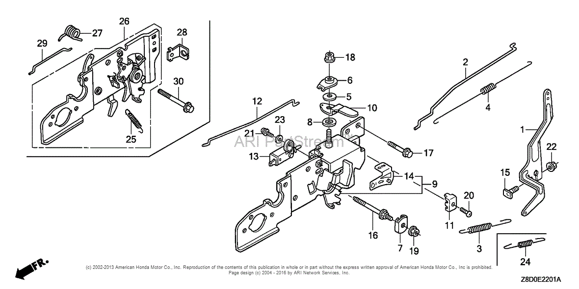 Honda Engines GCV190LA S3L ENGINE, USA, VIN# GJAAA-1607129 ... honda engine schematic diagram 