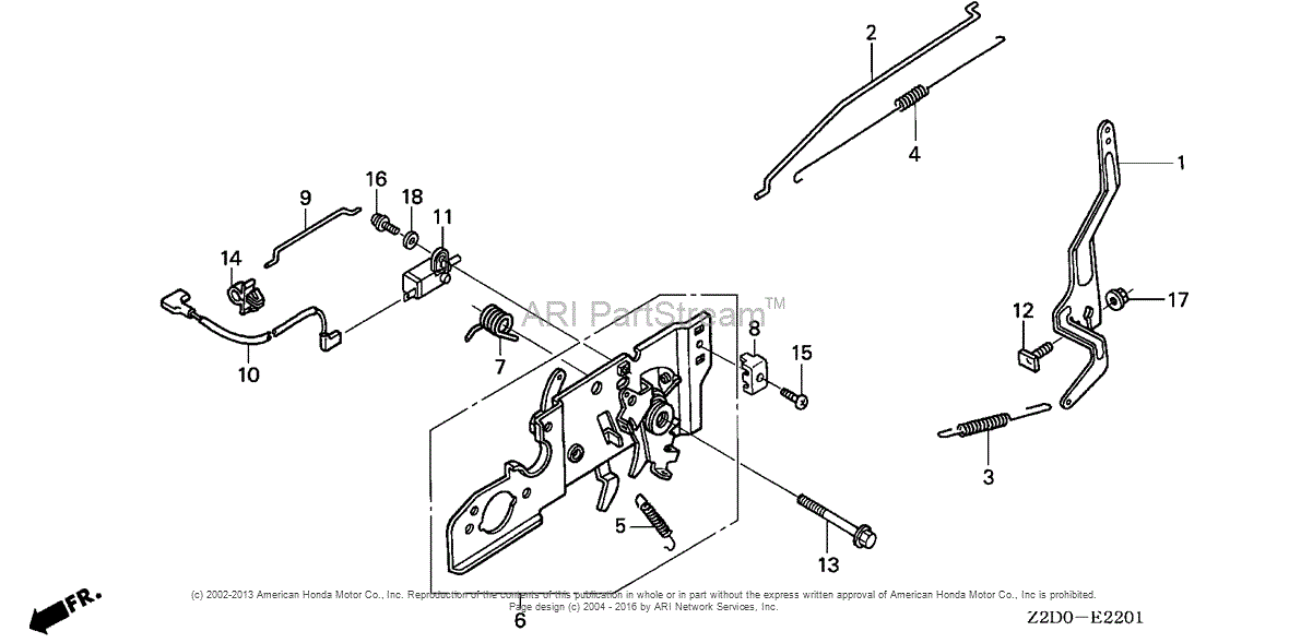 Honda Engines GSV190A A1A ENGINE, USA, VIN# GJACA-1000001 Parts Diagram ...