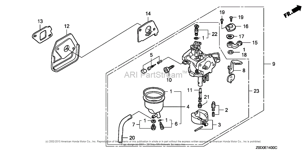 Honda Engines Gx100 Qad Engine, Jpn, Vin# Gcanm-1100001 To Gcanm 