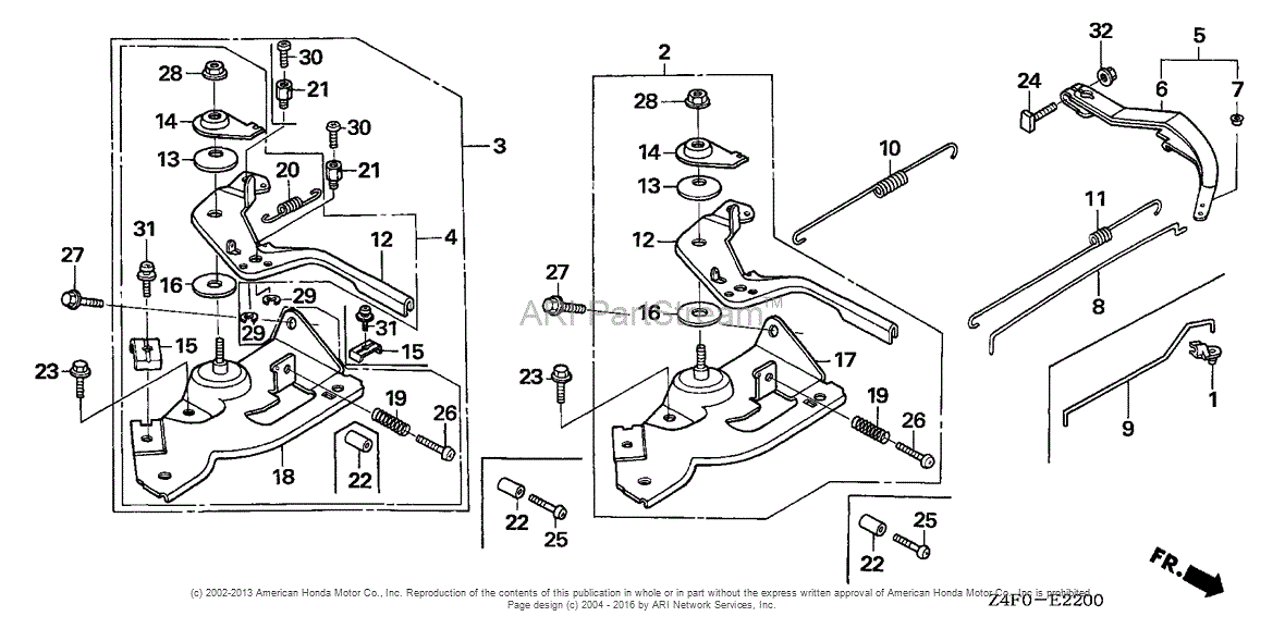 Honda Engines GX120U1 TX4 ENGINE, JPN, VIN# GCAHK-1000001 Parts Diagram ...