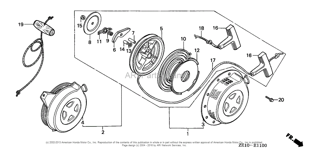 Honda Engines GX140 HX ENGINE, JPN, VIN# GX140-1000001 TO GX140-3263982 ...