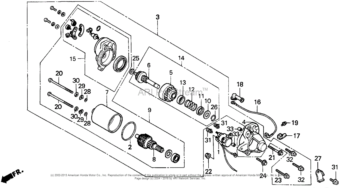 Honda Engines GX140 QXE ENGINE, JPN, VIN# GX140-1000001 TO GX140 ...