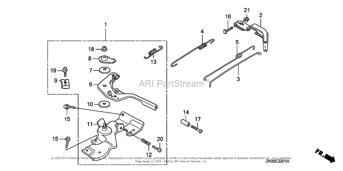 Honda Engines GX200 HX/A ENGINE, JPN, VIN# GCAE-1900001 Parts Diagram ...