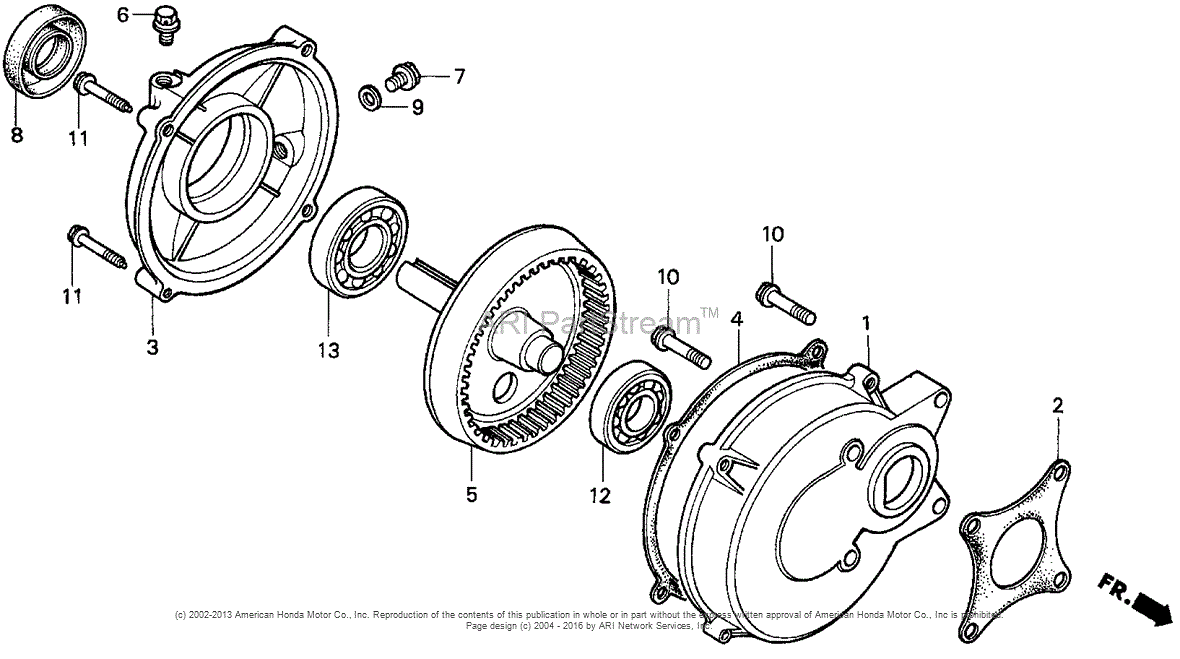 Honda Engines GX200 HX2 ENGINE, JPN, VIN# GCAE-1000001 TO GCAE 