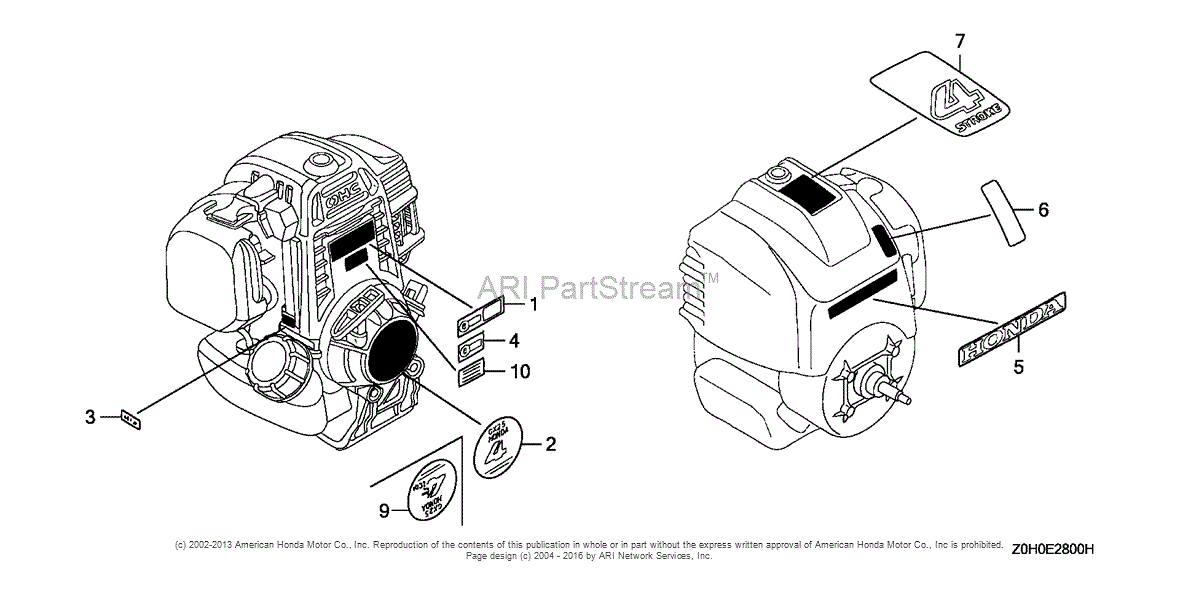 Honda Gx25 Parts Diagram