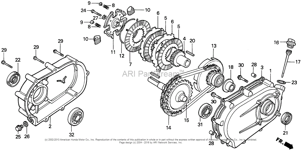 Honda Engine Gx270 Parts Diagram