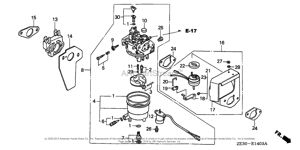 Honda Engines GX340 PAR ENGINE, JPN, VIN# GC05-1000001 TO ... 3 2 honda motor diagram 