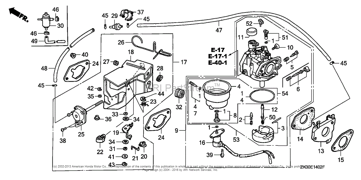 Honda Engines GX340K1 EDE2 ENGINE, JPN, VIN# GC05-2000001 TO GC05