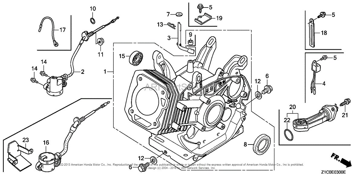 Honda Engines GX390T2 QAPW ENGINE, THA, VIN# GCBDT-1000001 Parts