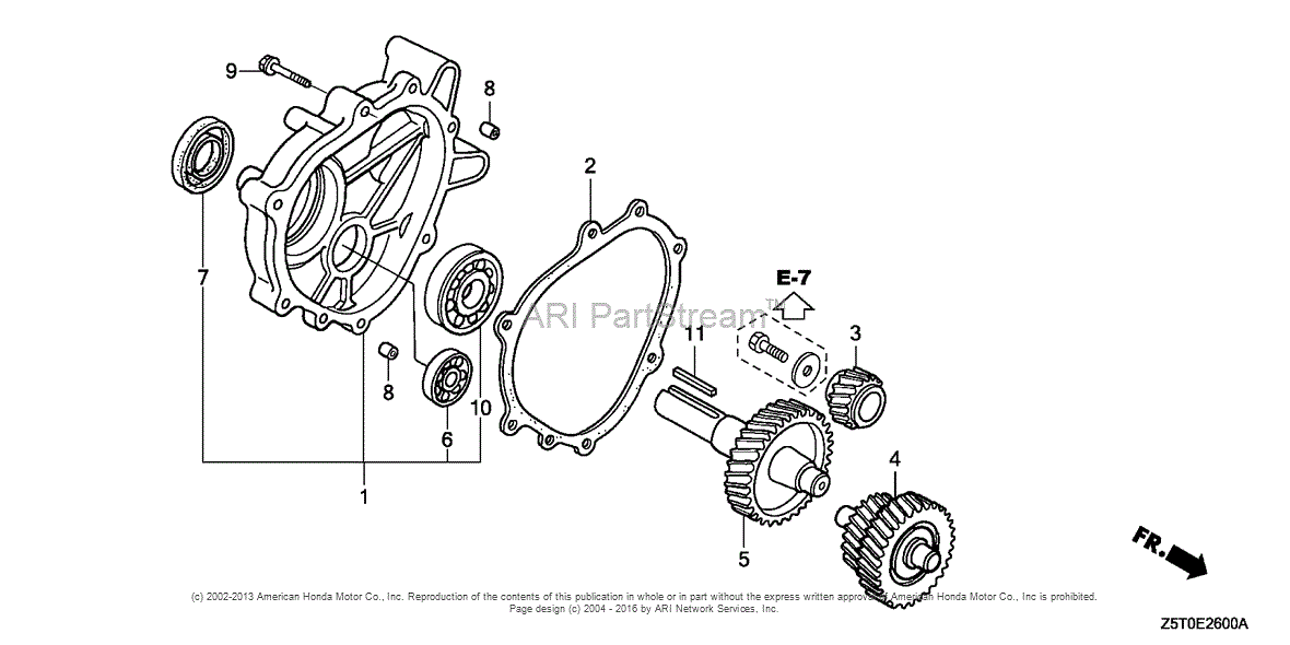 Honda Engines Gx390ut2 Lx2 Engine Tha Vin Gcbct 1000001 Parts Diagram For Reduction 0813