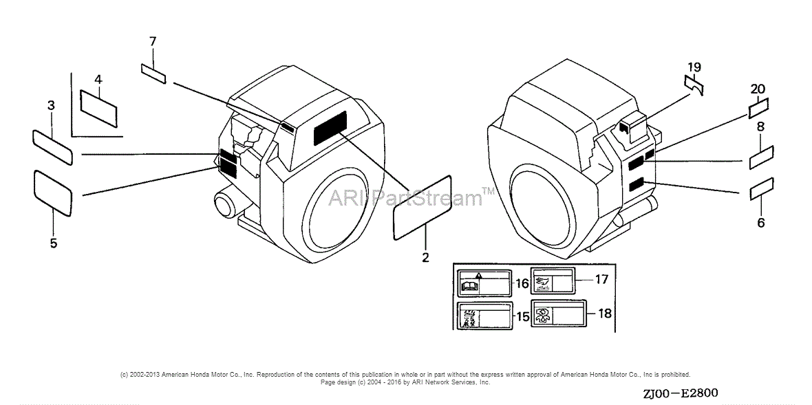 Honda Gx610 Parts