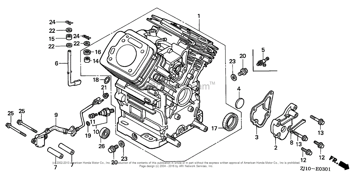 Honda Engines Gx620k1 Qaf Engine  Jpn  Vin  Gcad