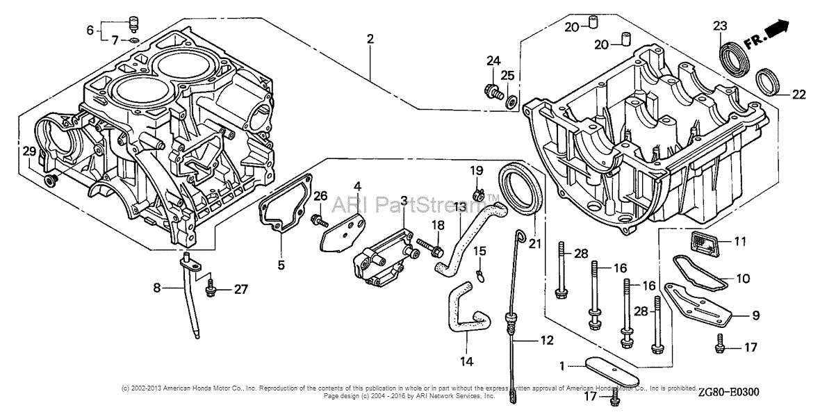 Honda Engines GX640 SD2/A ENGINE, JPN, VIN# GAAD-1030001 TO GAAD 