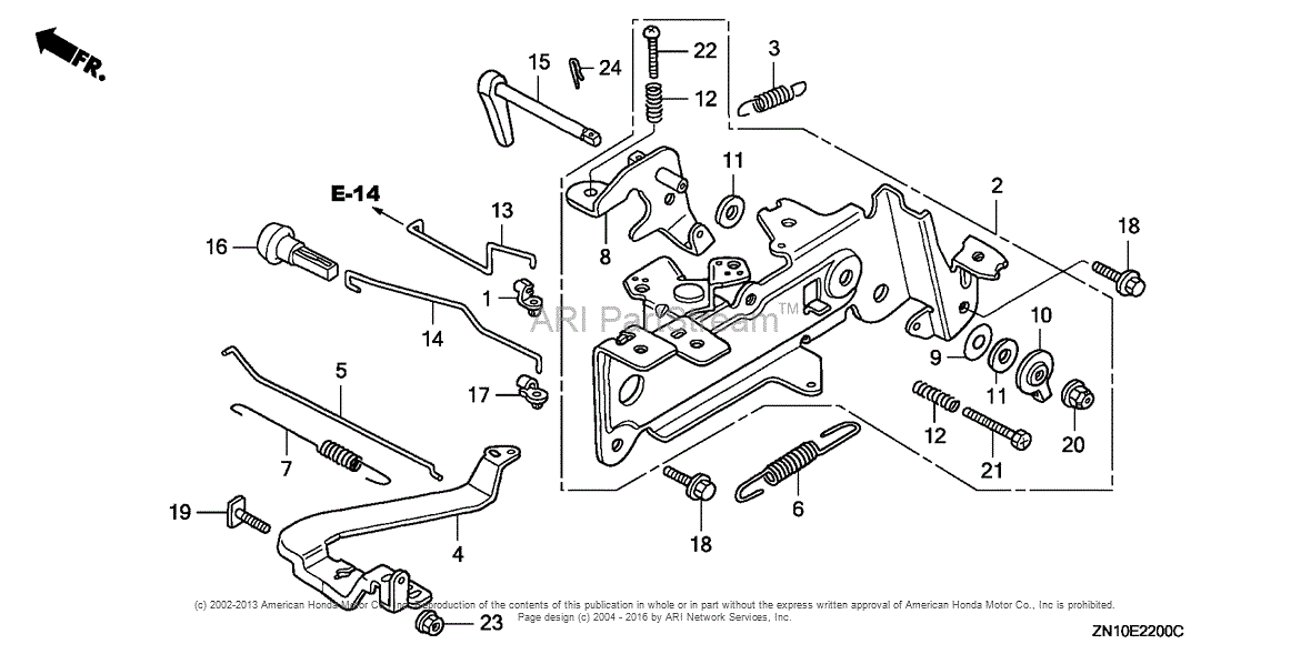 Двигатель gx 670