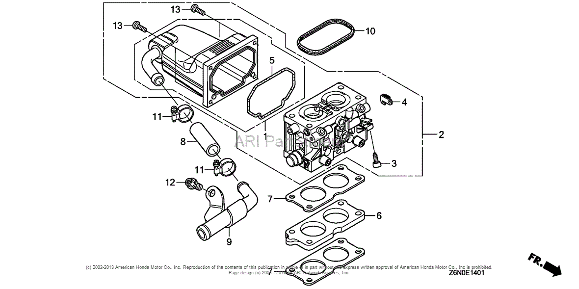 Honda Engines GX690 VXC ENGINE, JPN, VIN# GDACK-1000001 TO GDACK