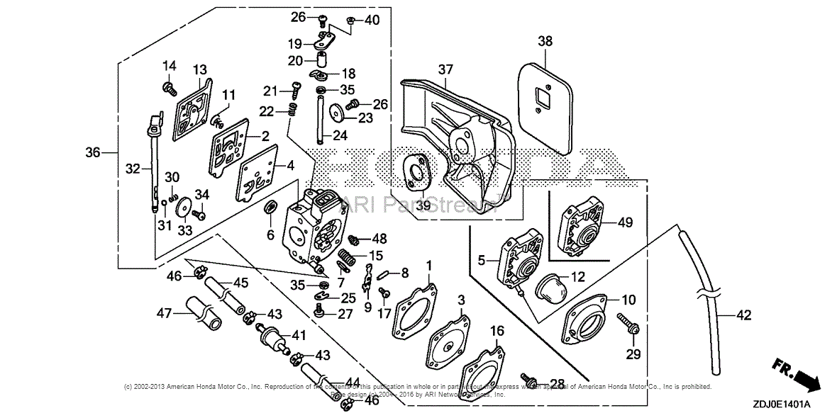 Honda Engines GXR120RT KREE ENGINE, THA, VIN# GCCDT-1000001 Parts ...