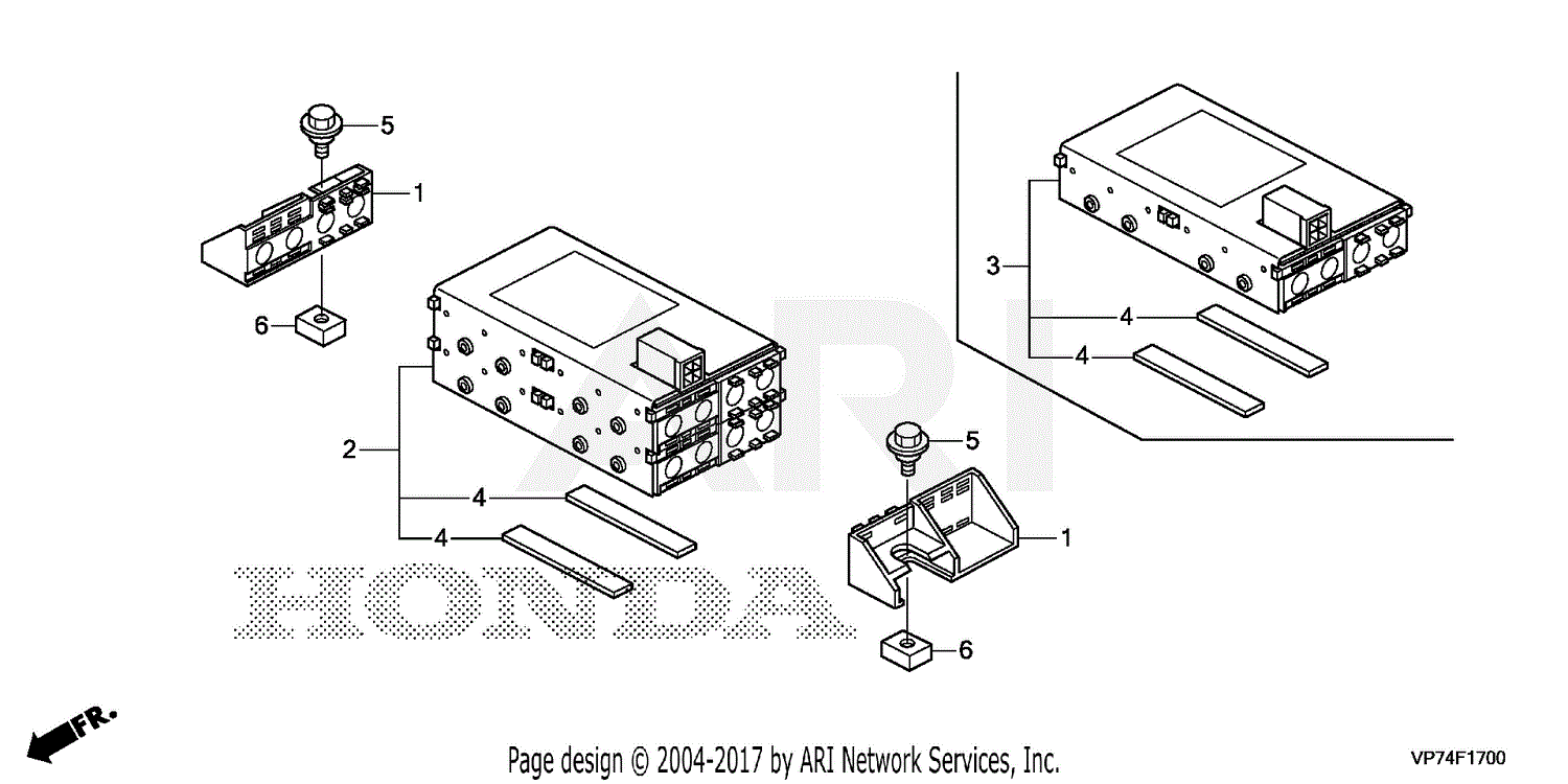 Honda HRM310K1 EAA AUTONOMOUS MOWER, FRN, VIN# - Parts Diagram for BATTERY