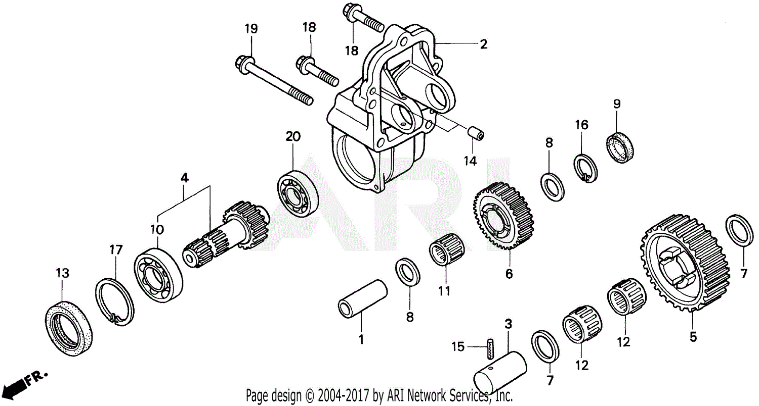 Honda H6522 A4 COMPACT TRACTOR, JPN, VIN# TZAD-1000001 TO TZAD-1001869 ...