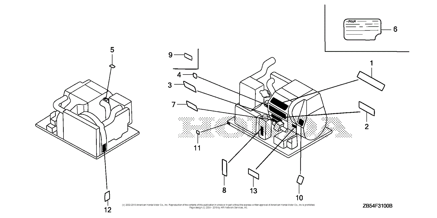 Honda Box Control Part # 31425-ZB5-731