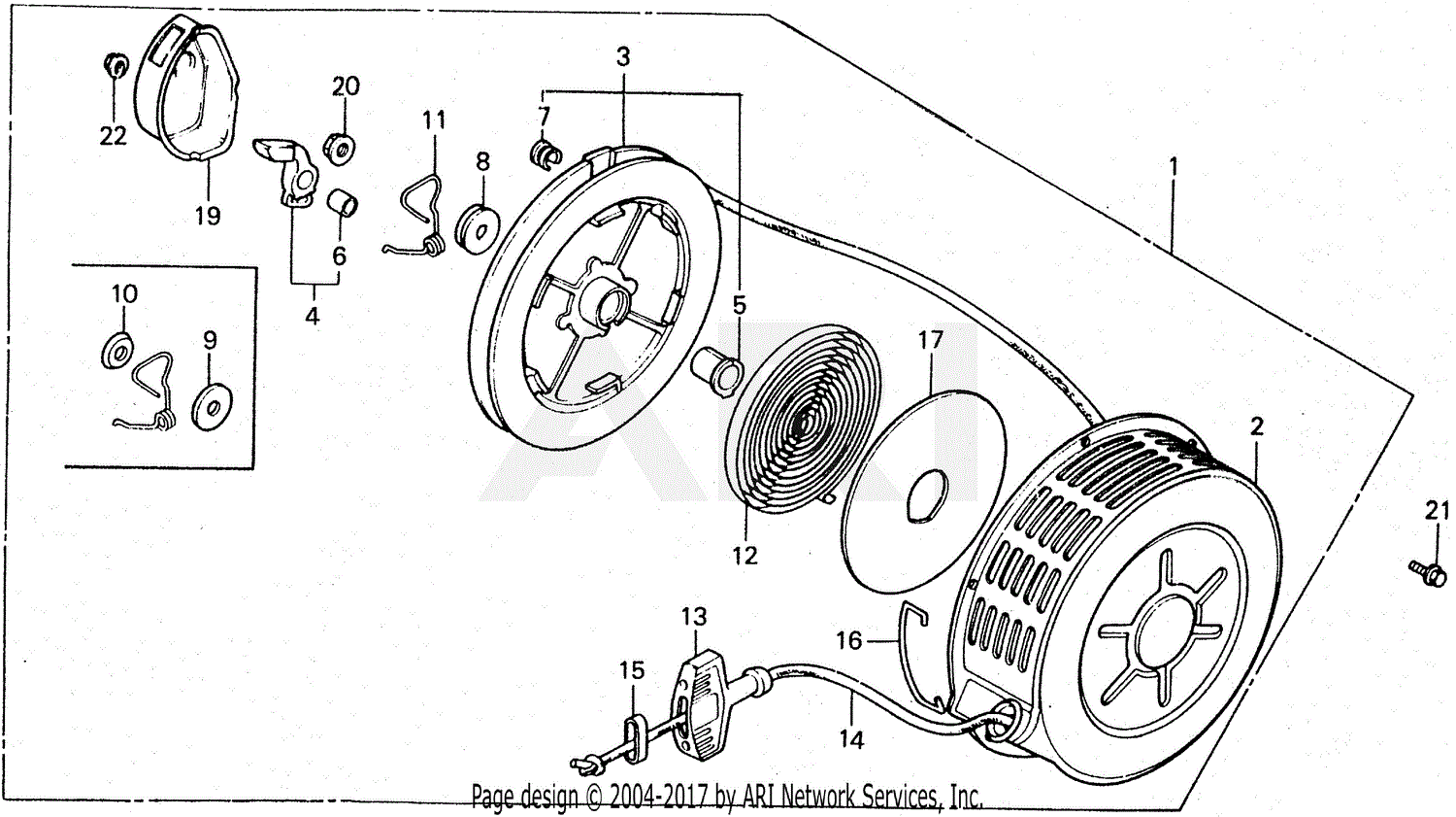 Honda E3500K2 A GENERATOR, JPN, VIN# E3500-1200221 Parts Diagram for ...