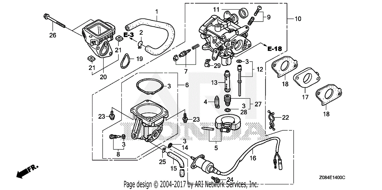 Honda EB11000K1 AN GENERATOR, JPN, VIN# GCAD-2160001 TO GCAD-9999999 ...