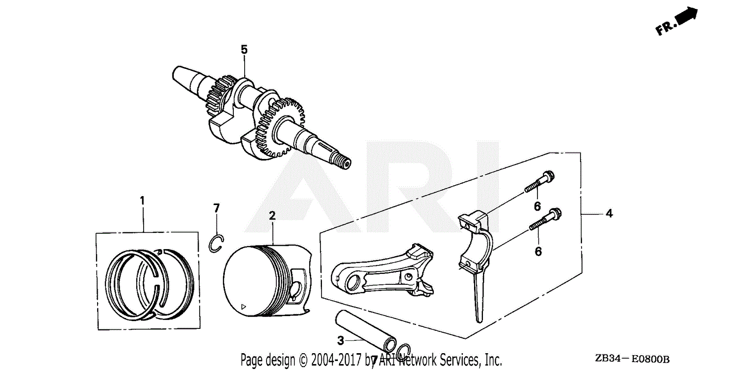 Honda EM1800XK1 A/D GENERATOR, JPN, VIN# EZCK-1040010 TO EZCK-4999999 ...