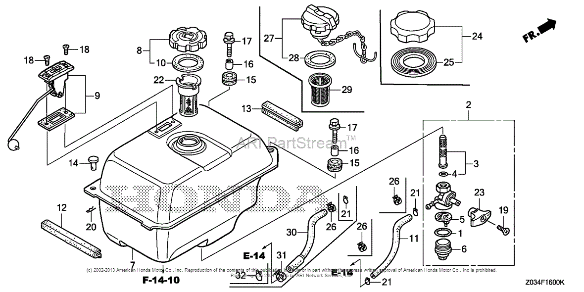 Honda Em C A Generator Jpn Vin Ezgl To Ezgl