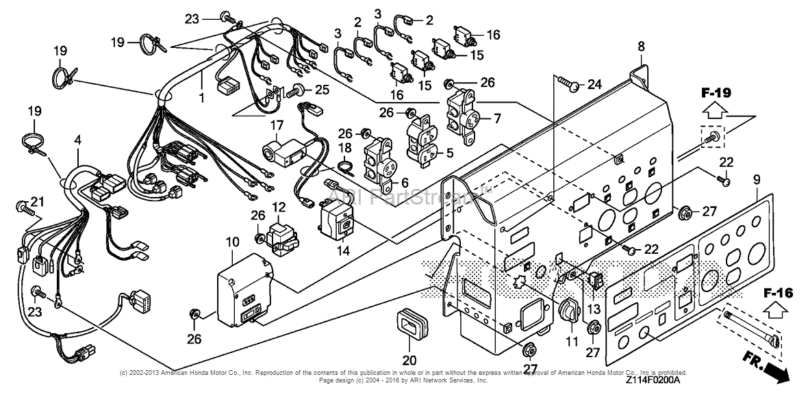 Honda EB7000I A GENERATOR, JPN, VIN# EAKJ-1000001 Parts Diagram for ...