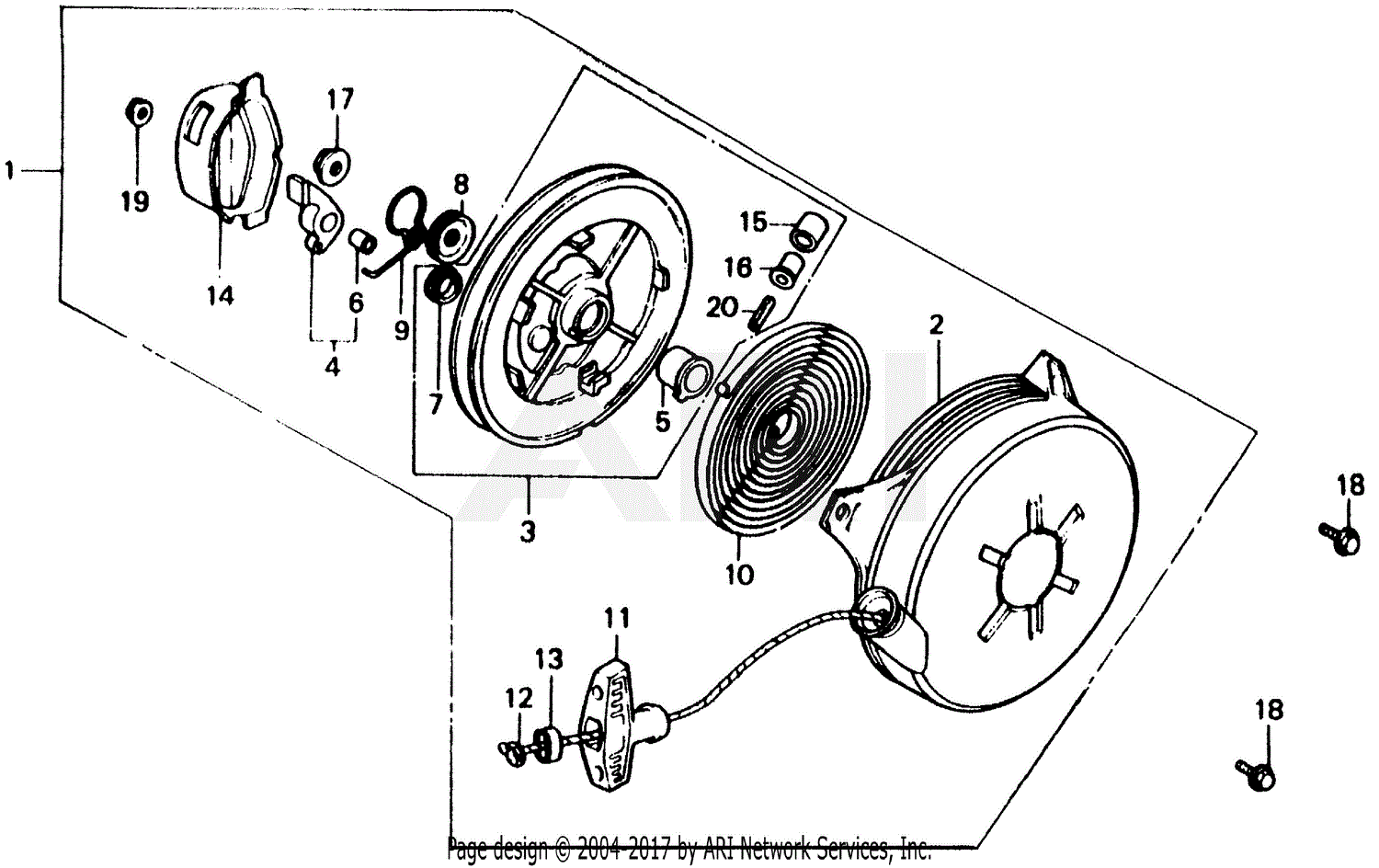 Honda EG1400Z A GENERATOR, JPN, VIN# GE150-1000001 Parts Diagram for ...