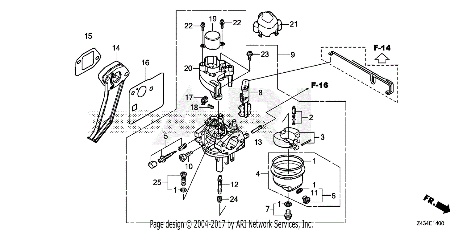 Honda EG2800I A GENERATOR, USA, VIN GCAAA1496157 Parts Diagram for