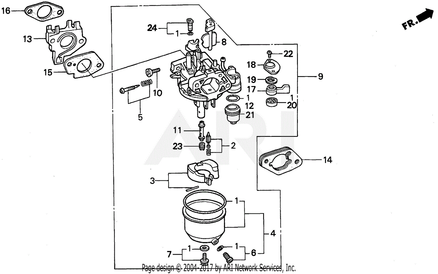 Honda EG3500X A GENERATOR, JPN, VIN# GC04-1000001 Parts Diagram for ...