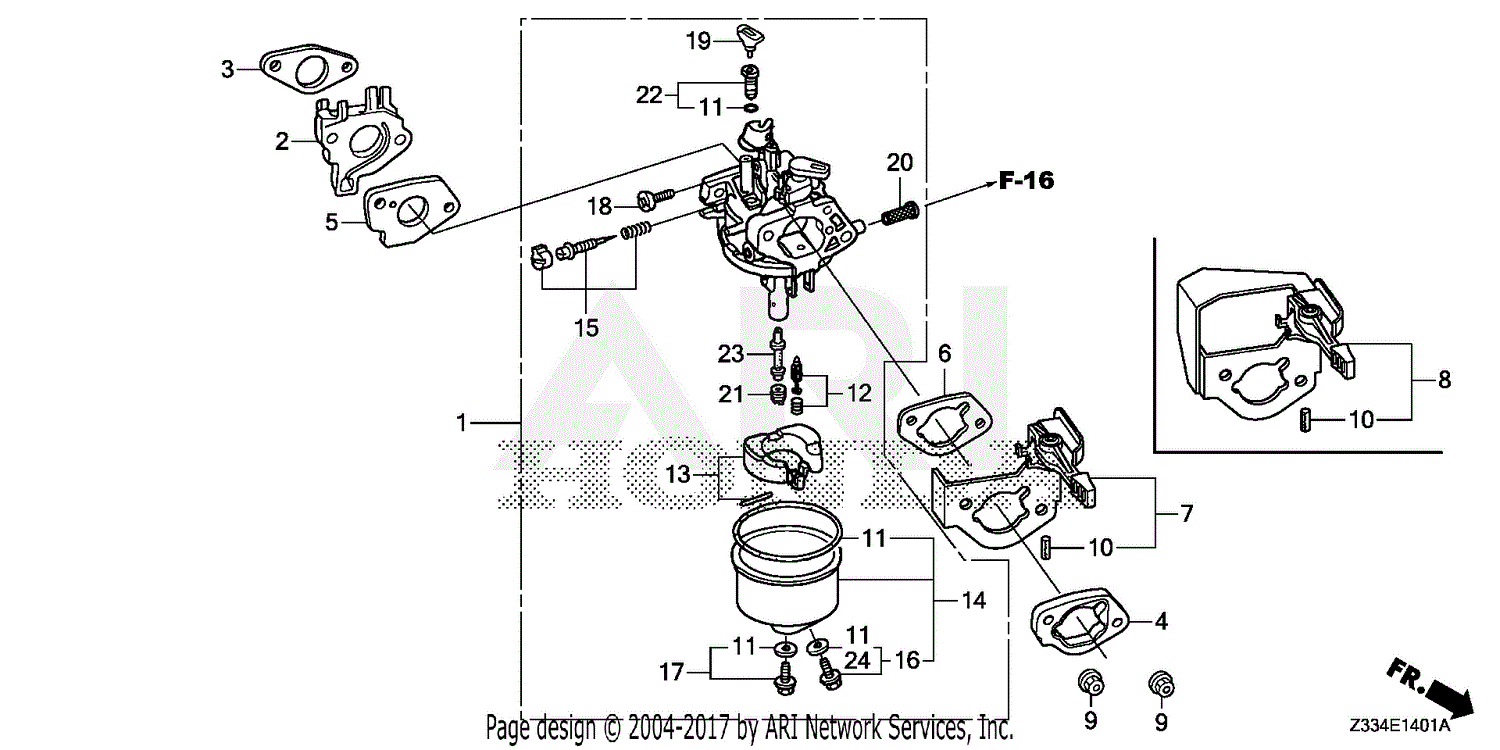 Honda EG4000CL AT GENERATOR, CHN, VIN# GCBHT-1000001 Parts Diagram for ...