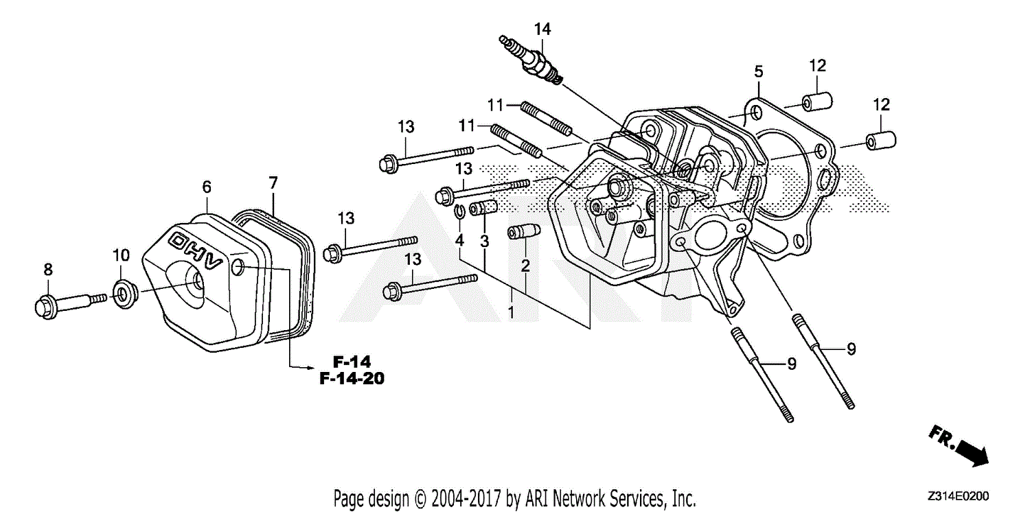 Honda EG5000CL AT GENERATOR, CHN, VIN# GCBDT-1000001 Parts Diagram for ...