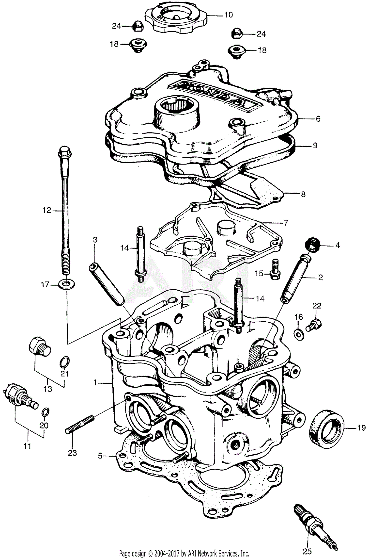 Honda EM5000 A GENERATOR, JPN, VIN# EM5000-1000016 Parts Diagram for ...