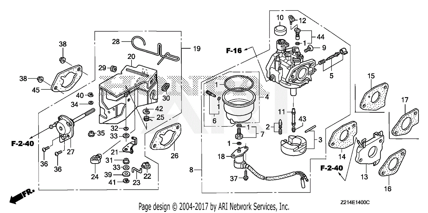 Honda EM6500SXK1 AC GENERATOR, CHN, VIN# GCAA-3400001 TO GCAA-9999999 ...