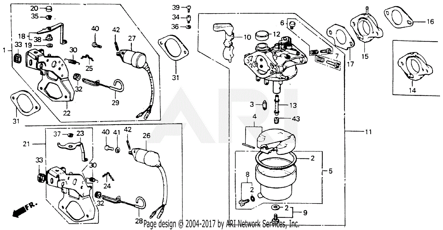 Honda EMS4500 A GENERATOR, JPN, VIN# GE400-1000001 Parts Diagram for ...