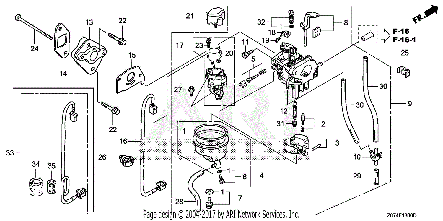 Honda EU2000I A GENERATOR, JPN, VIN# GCANM-1000001 TO GCANM-1038753