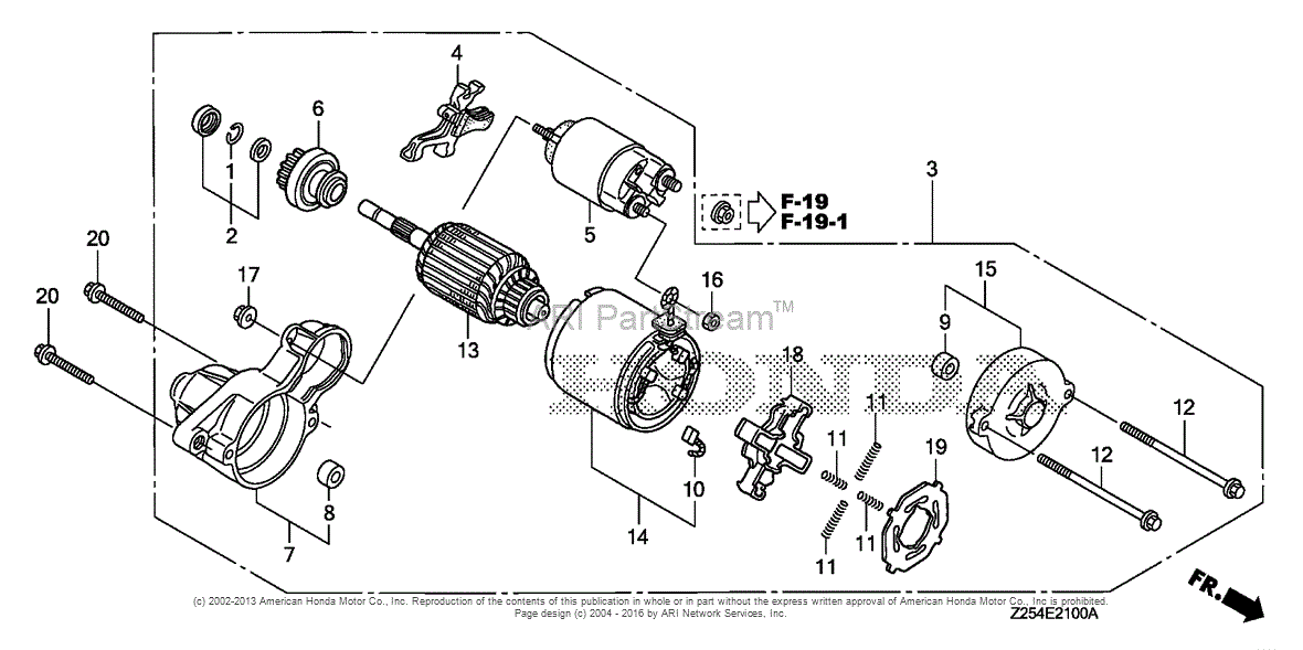 Honda EU6500IS A GENERATOR, JPN, VIN# EASJ-1000001 Parts Diagram for ...