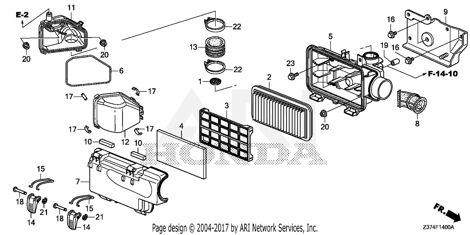 Honda EU7000ISN AT GENERATOR, IND, VIN# GCAGD-1000001 Parts Diagram for