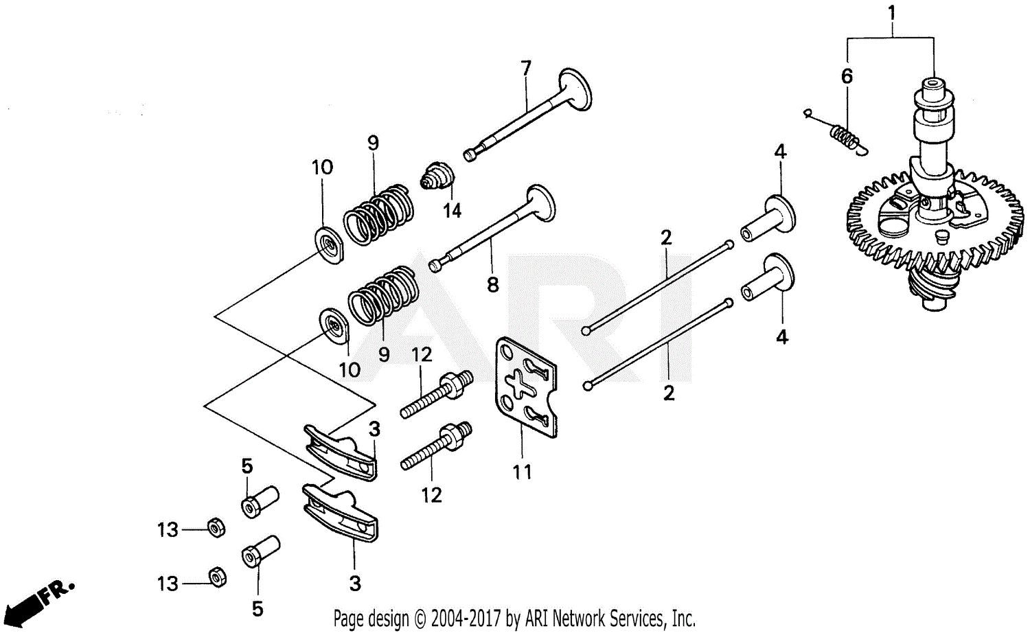 Honda HR215 SXA LAWN MOWER, USA, VIN# MZAM-6000001 Parts Diagram for