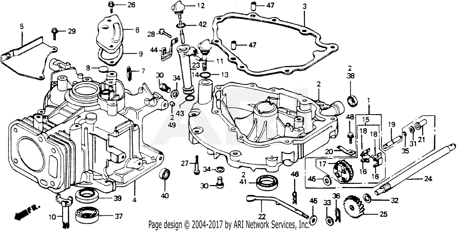 Honda Lawn Mower Engine Parts