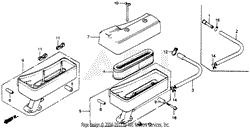 Honda hr214 grass discount bag