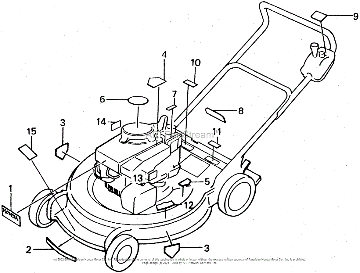 Honda HRA21 SDAW LAWN MOWER, JPN, VIN# HRA21-1000001 Parts ... little wonder engine diagrams 